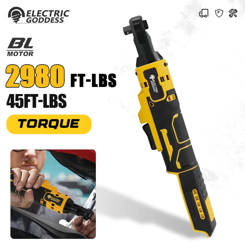 

EGOD 3/8 дюймов бесщеточный двигатель электрический трещотка ударный динамометрический ключ аккумуляторный драйвер электроинструмент для батареи Dewalt 18-20 В ﻿ Булавка