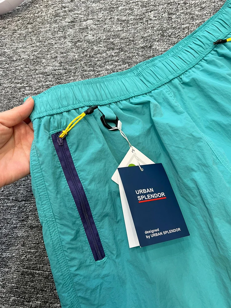 سروال Dopne للرجال لركوب الدراجات في الهواء الطلق من Qui Dry Ice Silk American Sle Climbing Pants ملابس رياضية صيفية مستقيمة الساق كاجوال...