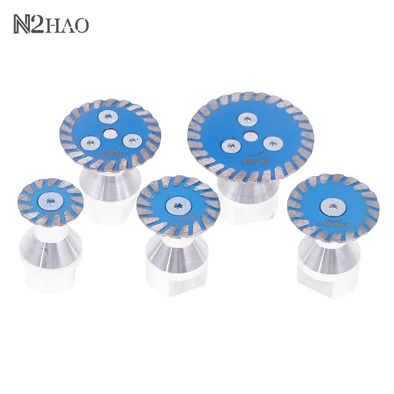 Алмазная мини-пила BIade M14 с резьбой RemovabIe FIange Turbo, режущий диск для гранита, мрамора, камня, инструмент для резки бетона