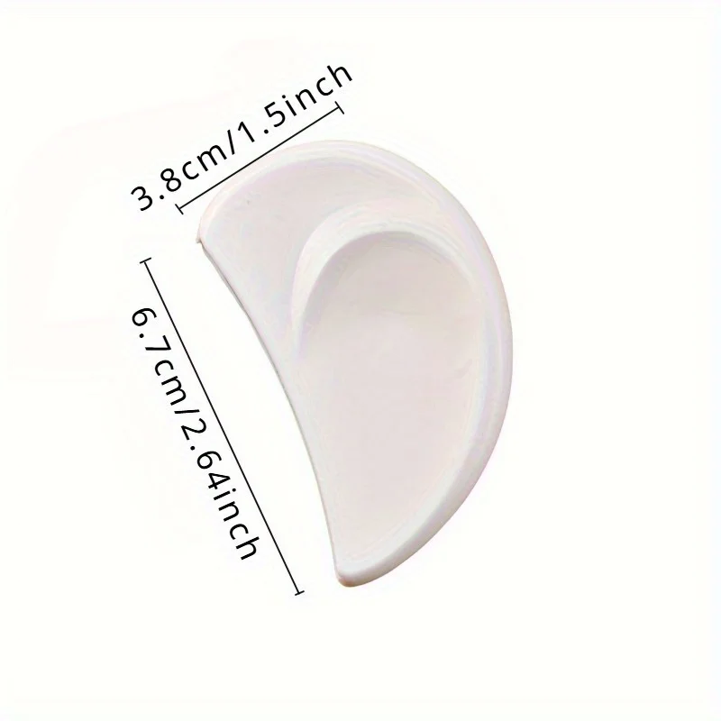 قطعتان من مبرد الأظافر المنحني بنصف القمر - أداة فنية للأظافر من الدرجة الاحترافية للتقليم والباديكير - أغطية وتنعيم الأظافر