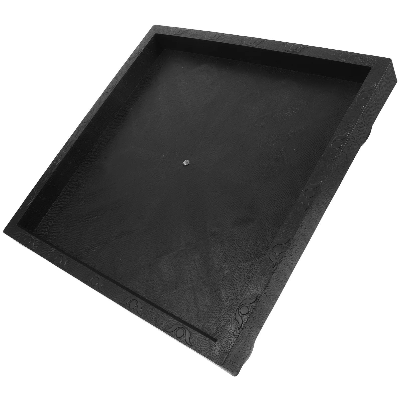 

Plants Square Tray Flower Pot Mover Bucket Stand Rolling Base Black Holder with Wheels Shopping