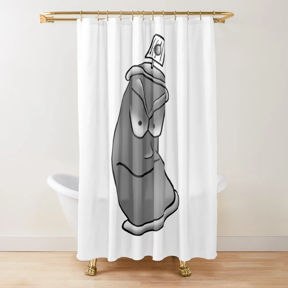

Spray Can (Gun Metal Grey) Shower Curtain In The Bathroom Shower Waterproof Cover Shower Set Curtain