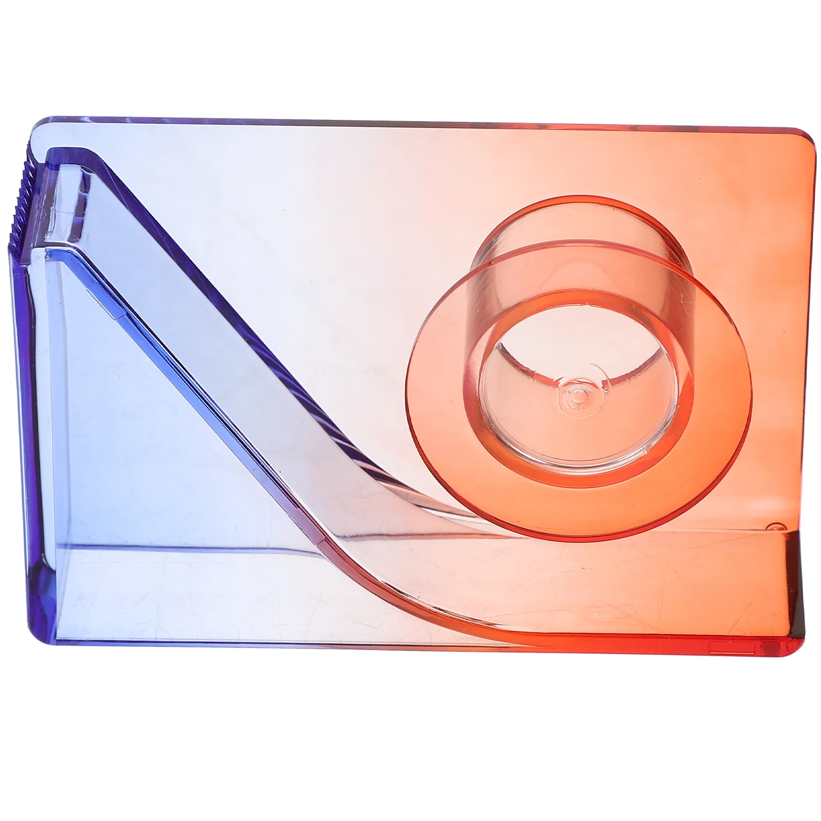 Mini Tape Dispenser Kleurverloop Kleine Houder Desktop Office Machine Rood Blauw Washi Draagbare Verpakking Tool Sticker