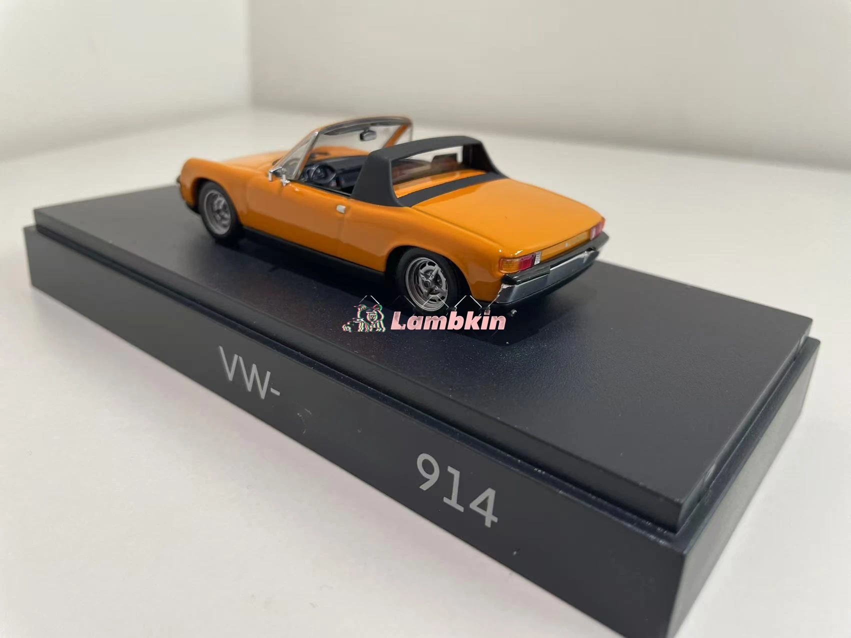 Origineel 1/43 VW 914 zeldzame cabriolet klassieke auto Model niet te openen Collectible Memorial Miniatuur