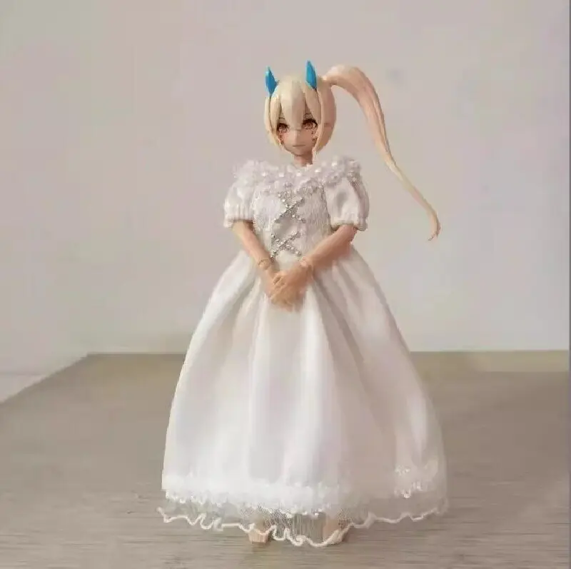 (not Include Figure) 1/12 Scale Azone12 30MS White Wedding Dress Model for 6''