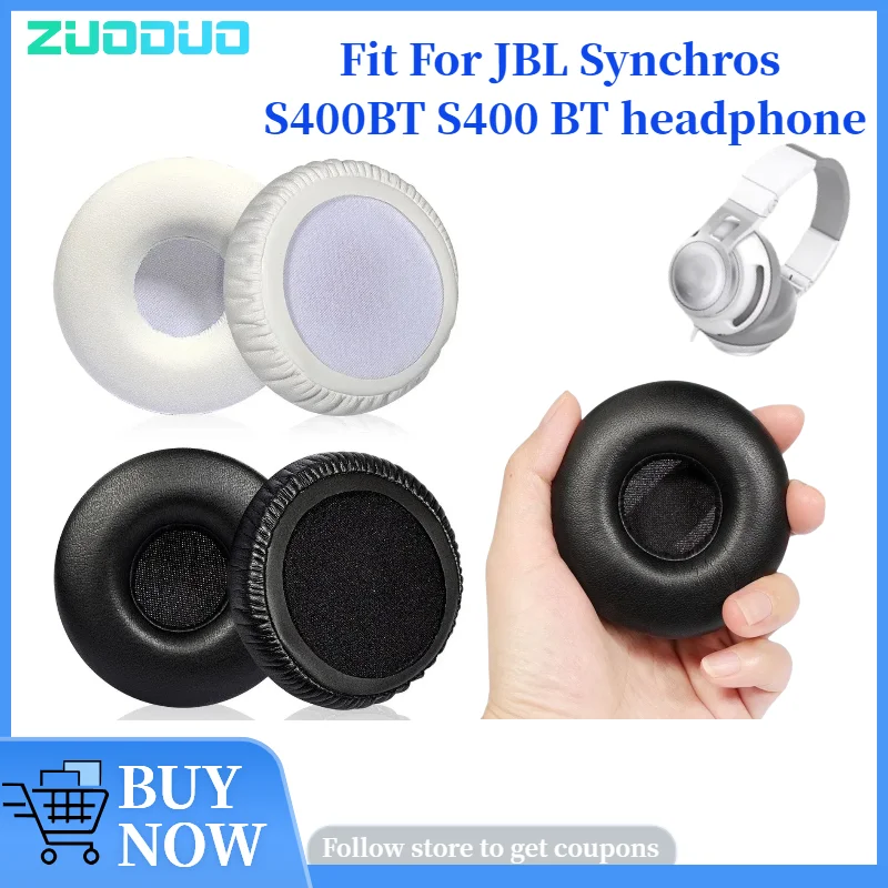 

Soft Foam Protein Leather Headphone Earpads Ear Pads Compatible For JBL Synchros S400BT S400 BT Headset Earmuff Earphone Sleeve