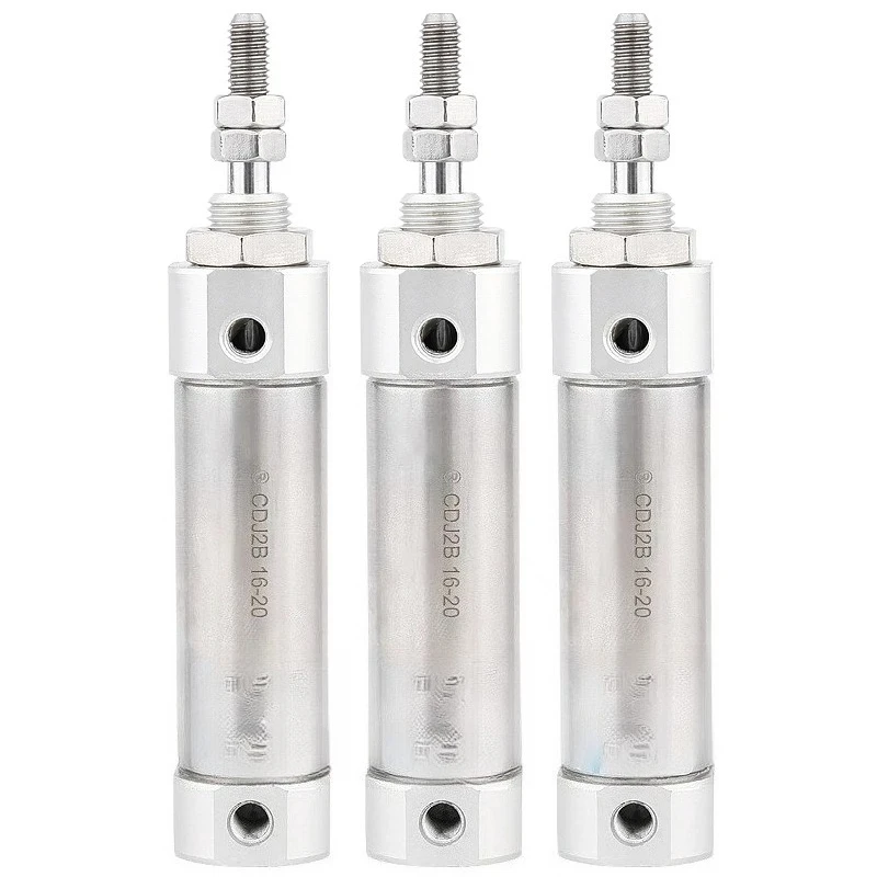 CDJ2B Type Mini Pneumatic Cylinder Double Acting Single Rod 10/16mm Bore 10-200mm Stroke