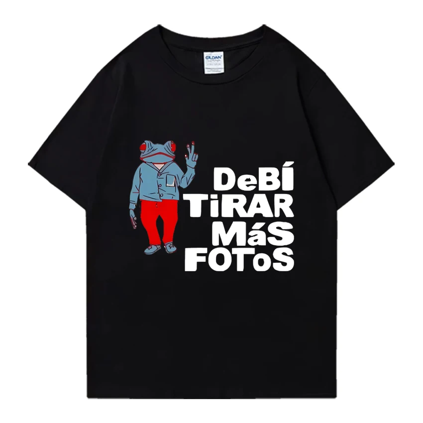 

Bad Bunny 'Debí Tirar Más Fotos Unisex T-Shirt plus size tops Cotton O-Neck funny High Quality short sleeve men Woman t shirt