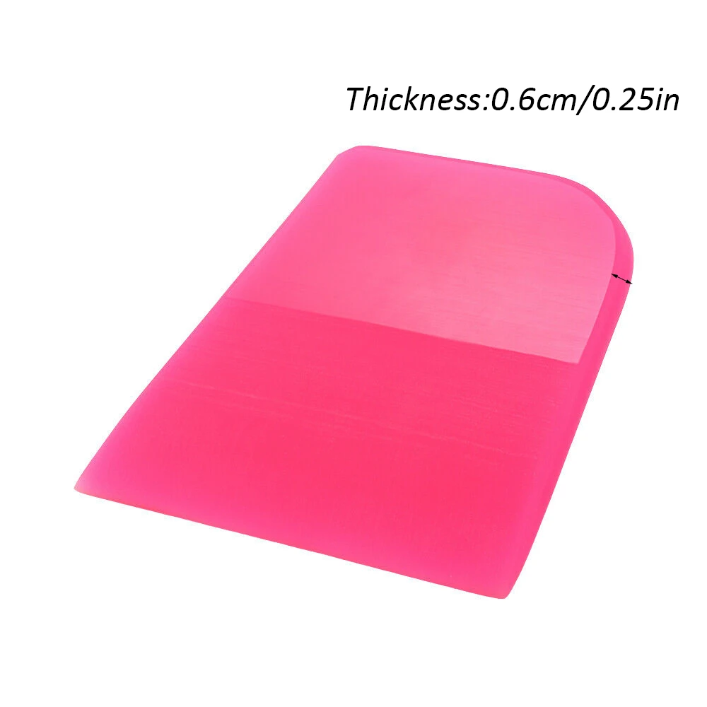 Pink PPF Squeegee for Car Paint Protection Film Install Silicone Spatula Window Tint Cleaning Tool Water Wiper Auto Accessories