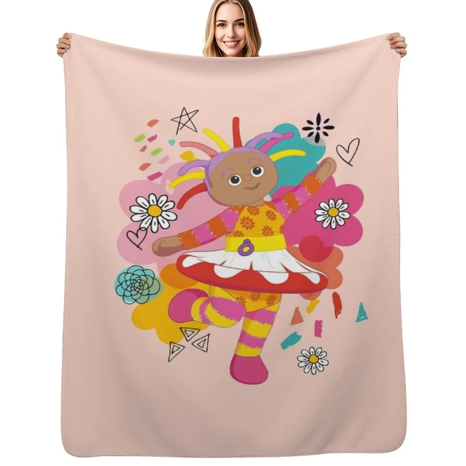 

upsy daisy In the night garden Throw Blanket Stain Resistant Cozy Warm Blanket