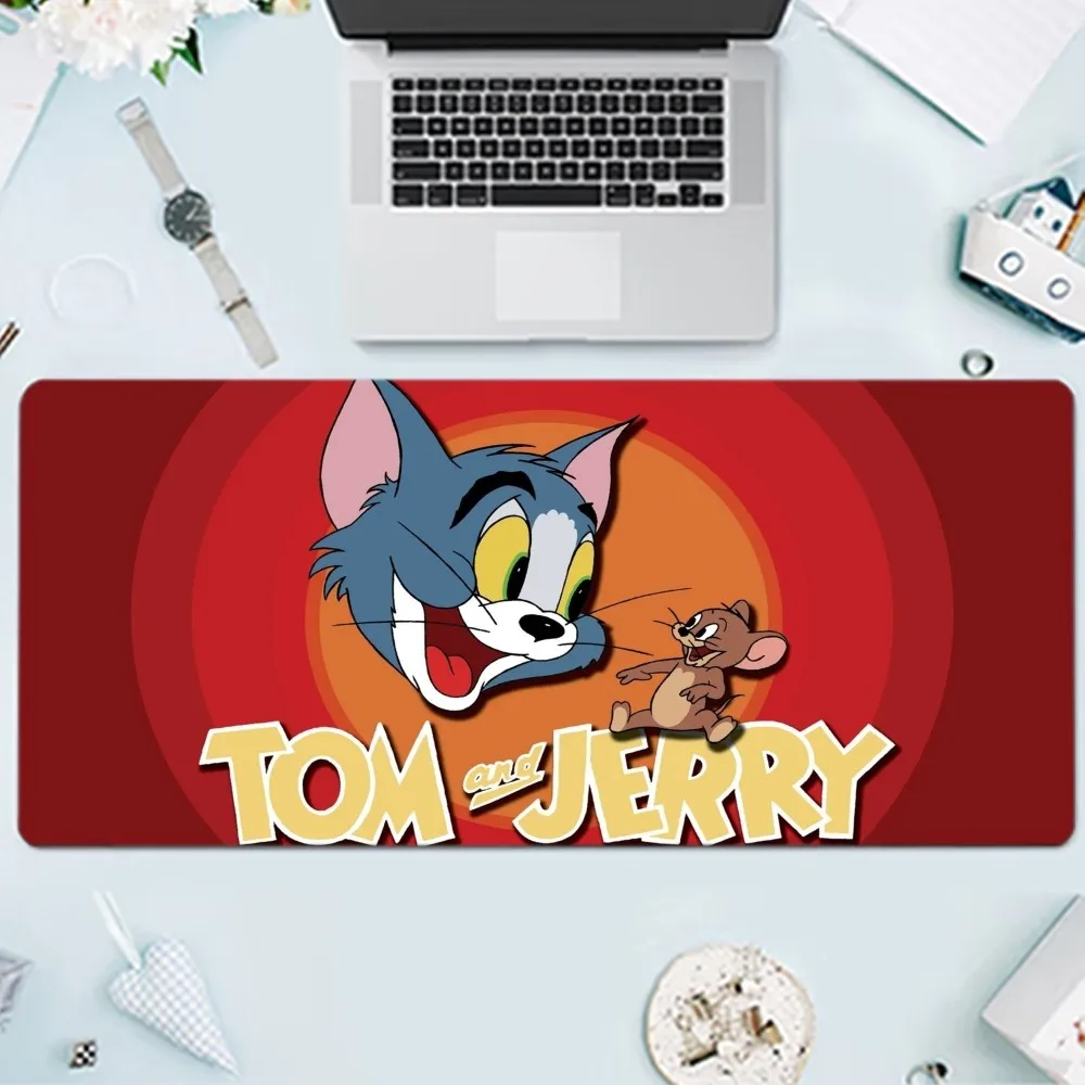 Tom and Jerry Mousepad Large Gaming Compute Gamer PC Keyboard Mouse Mat