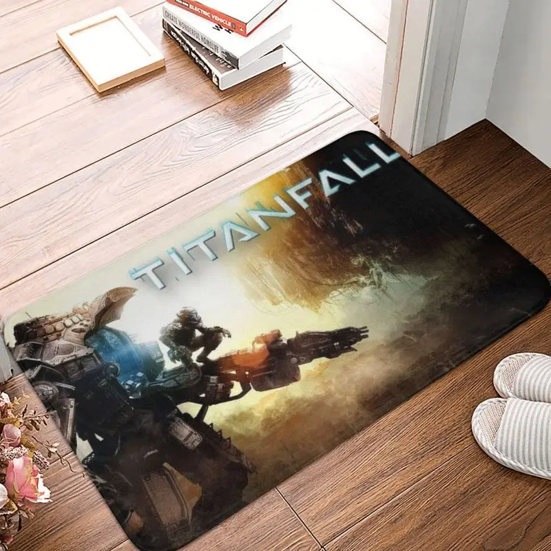 Titanfalls 1 Doormat Anti-Slip Bathroom Kitchen Mat Garden Garage Floor Door Entrance Carpet Rug