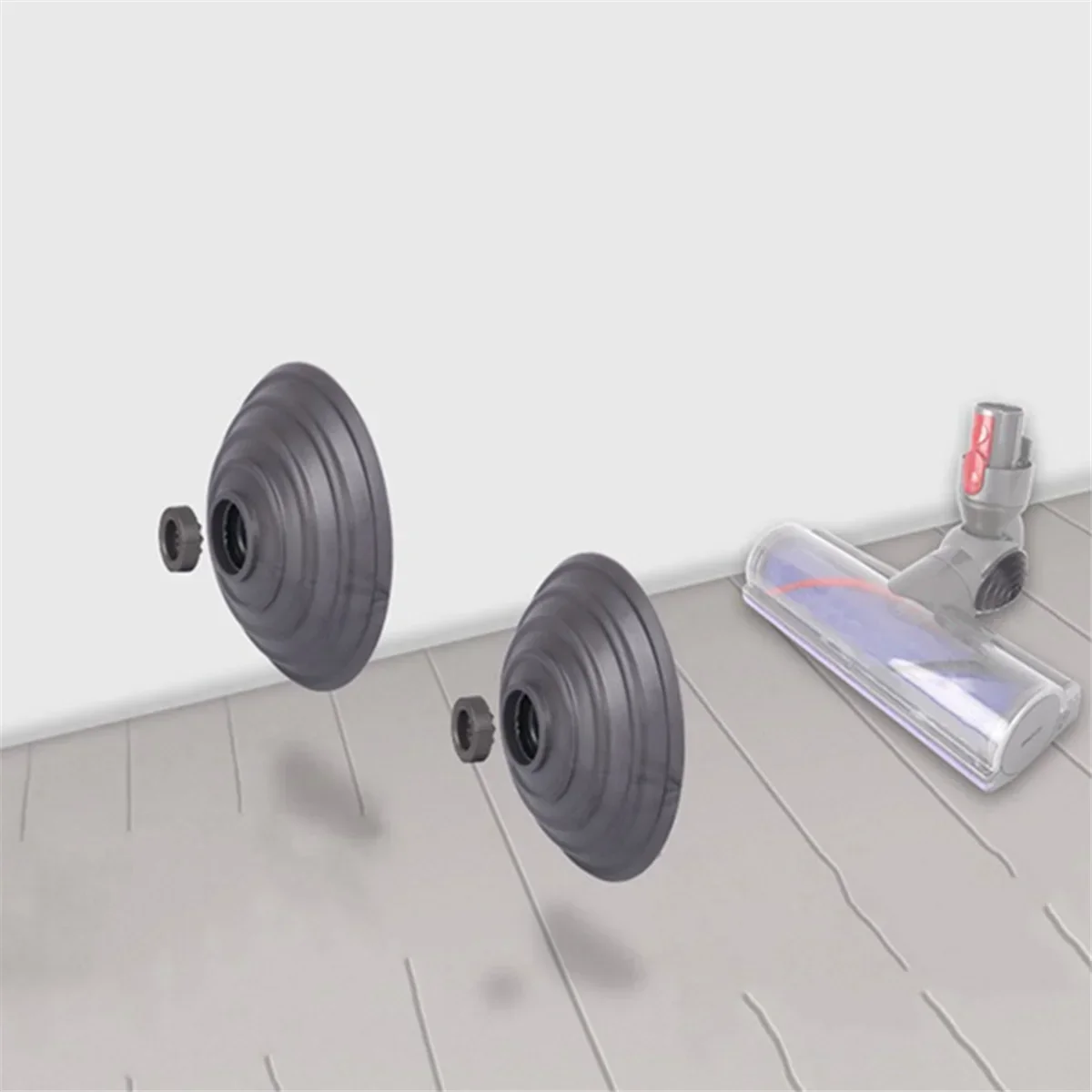 다이슨 고토크 청소기 헤드용 V 볼 휠, 무선 진공 청소기에 적합, 다이슨 V6 V7 V8 V10 V11 V15