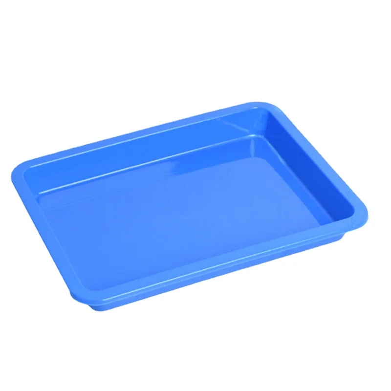 Square Plastic Trays Thicken Tea Breakfast Bread Snack Tray Dish Plate Bathroom Cosmetics Storage Rack Kitchen Organizer Serving