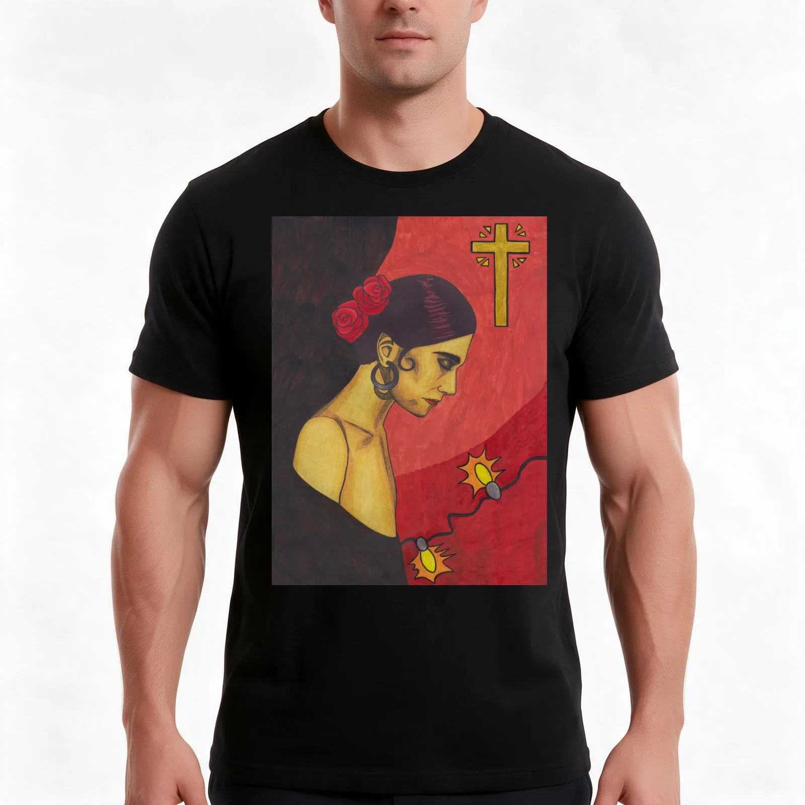 Surfer Rosa (Luxemburg) T-Shirt, Summer Casual Cotton Tee, Oversized Streetwear Tops, Vintage Graphic Print, Unisex Men Women