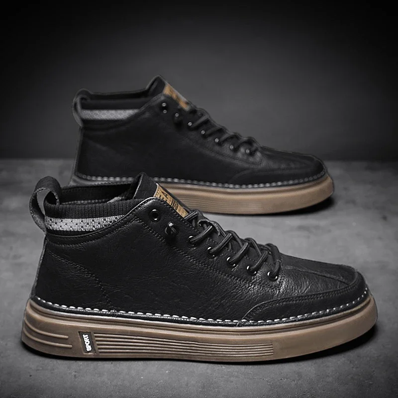 أحذية Fipatbu الجلدية للرجال: أحذية رياضية لزيادة الارتفاع مع نعال مخفية مقاس 2.36 بوصة - نمط فستان كاجوال عالي الجودة #2