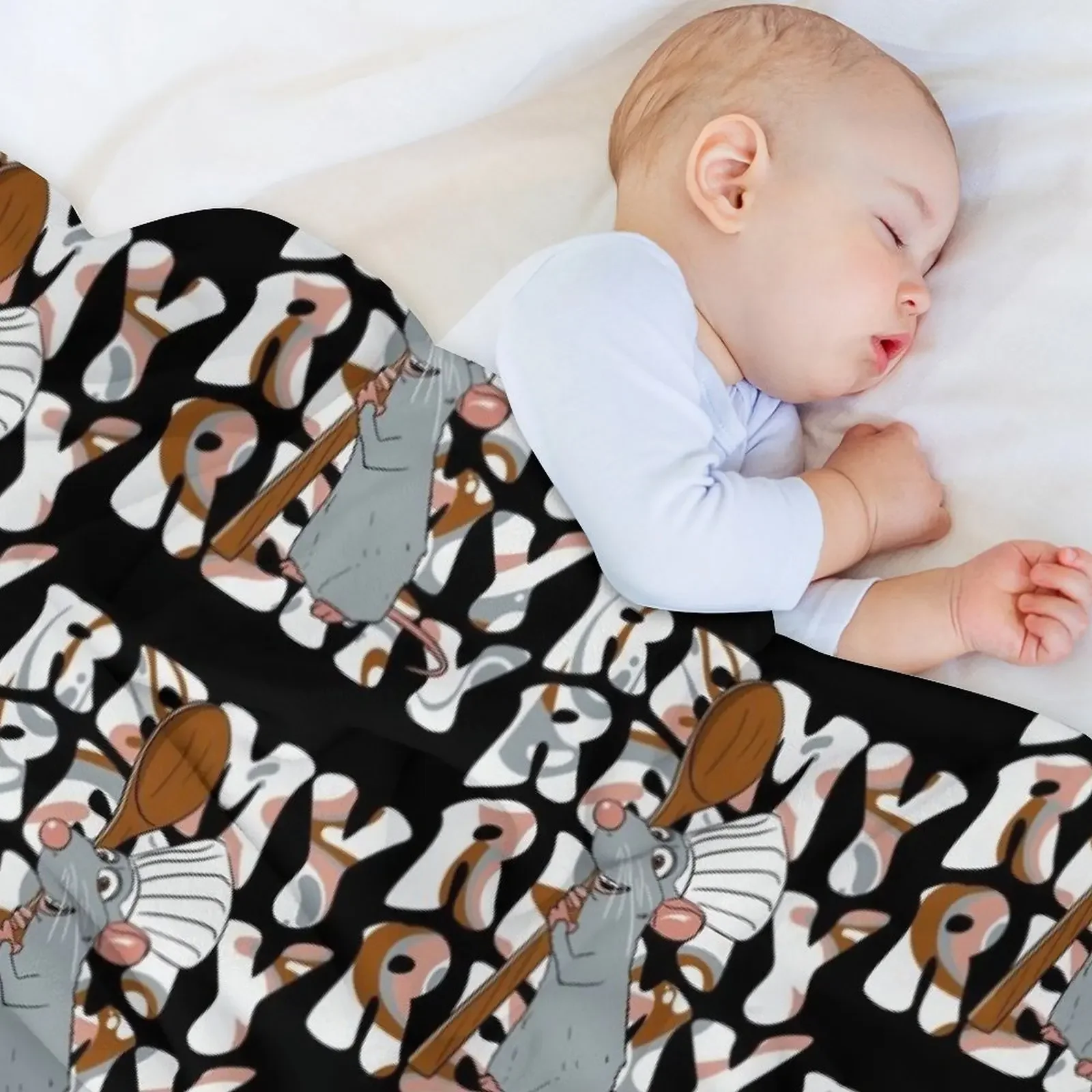 Ratatouille Chef Remy Throw Blanket Custom christmas gifts sofa bed Decorative Throw Blankets