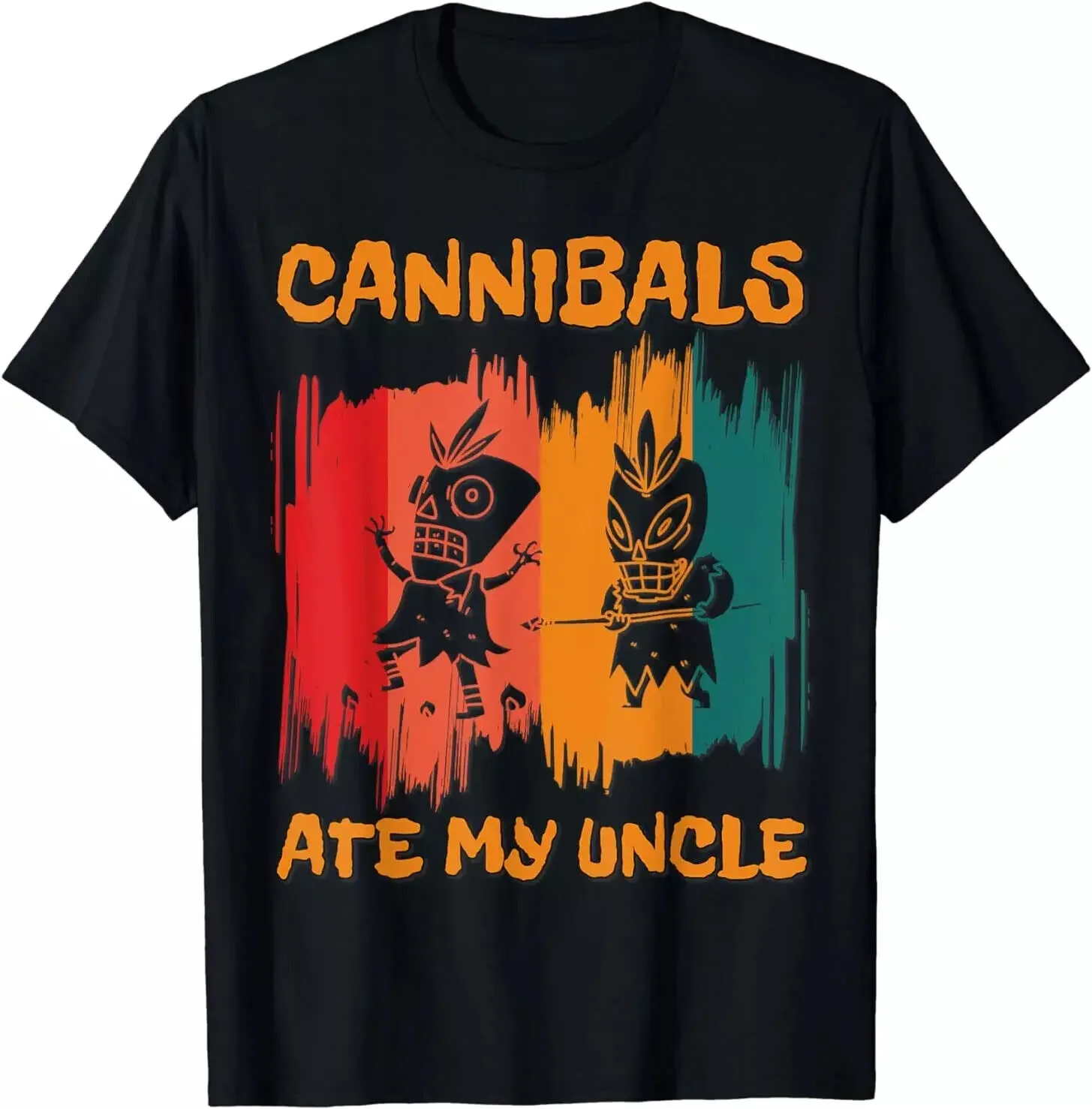 Cannibals Ate My Uncle Joe Biden Trump 2024 Political Satire T-Shirt 2024