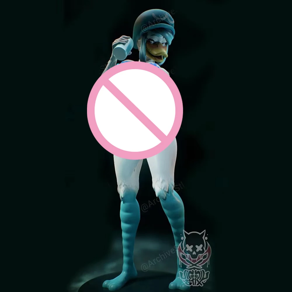 

Belle Ducklings Girl 1/24 Scale Resin Figure Model Kit Sexy Diorama Unassembled Unpainted Doll 3D Print DIY Statue Crafts Toy