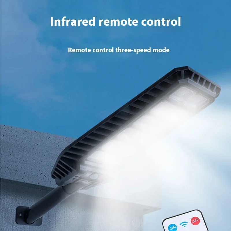 Outdoor Waterproof Solar Light - Human Body Sensing Street Light - Integrated Remote Control Courtyard Wall Light
