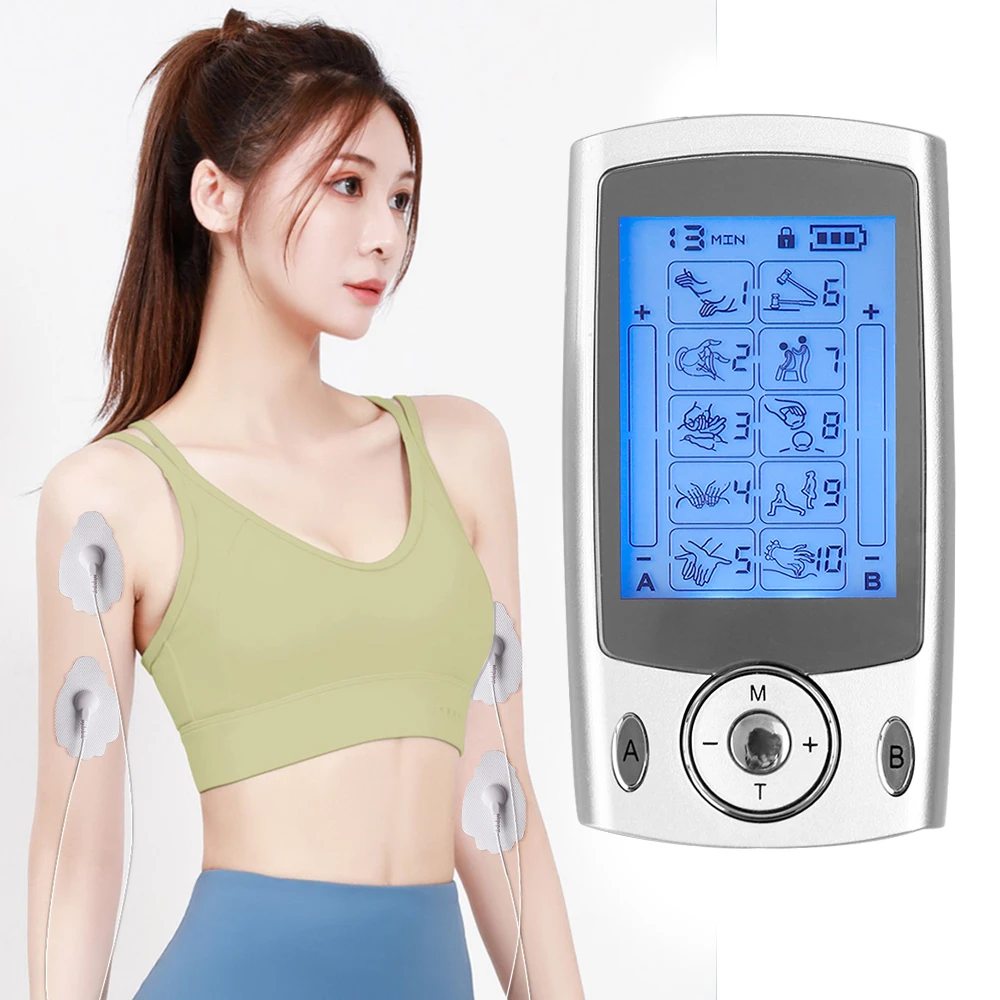 Estimulador Muscular EMS Masajeador Corporal Eléctrico Máquina Tens Alivio del Dolor Cuidado de la Salud Dispositivo de Terapia de Baja Frecuencia