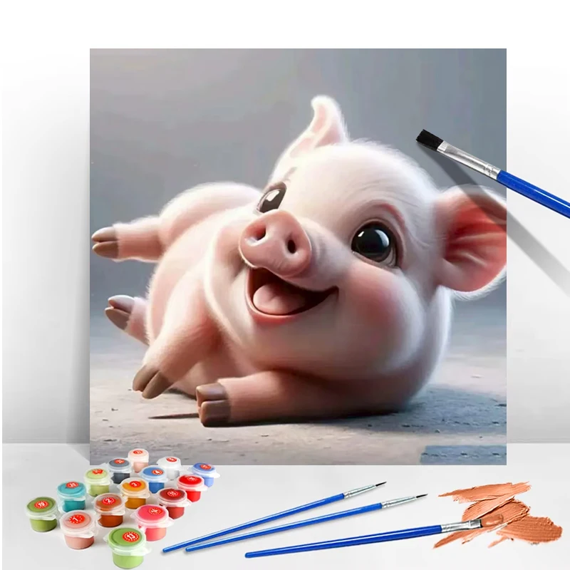 

DIY знак зодиака цифровая картина маслом украшение стены семья дети друзья вечерние раскраска игра подарок на день рождения животное искусство дракон