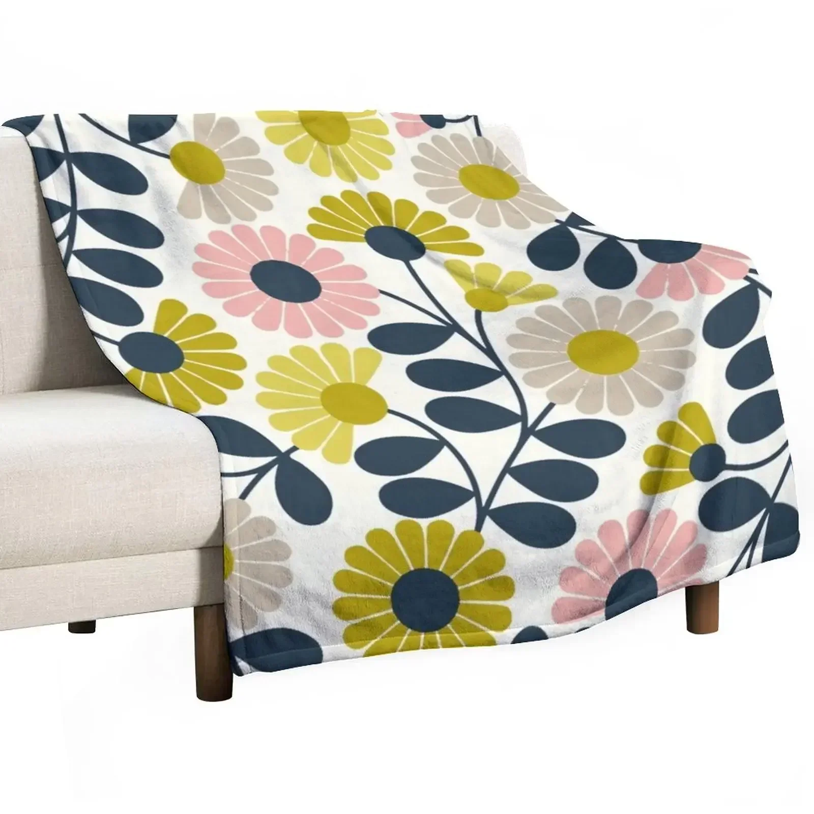 

orla kiely, Kimono ,orla kiely pattern Throw Blanket Summer Beddings Moving Large Baby Blankets