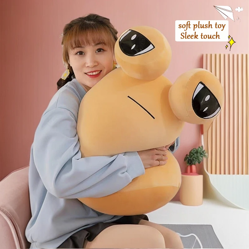 13-25 سنتيمتر بلدي الحيوانات الأليفة Pou Kawaii ألعاب من نسيج مخملي محشوة الحيوان لعبة لينة أنيمي دمية القطن أريكة وسادة نوم هدايا عيد ميلاد للأطفال الفتيات