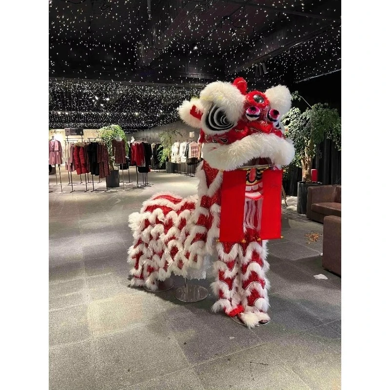 Lion dance prop wool dragon lantern
