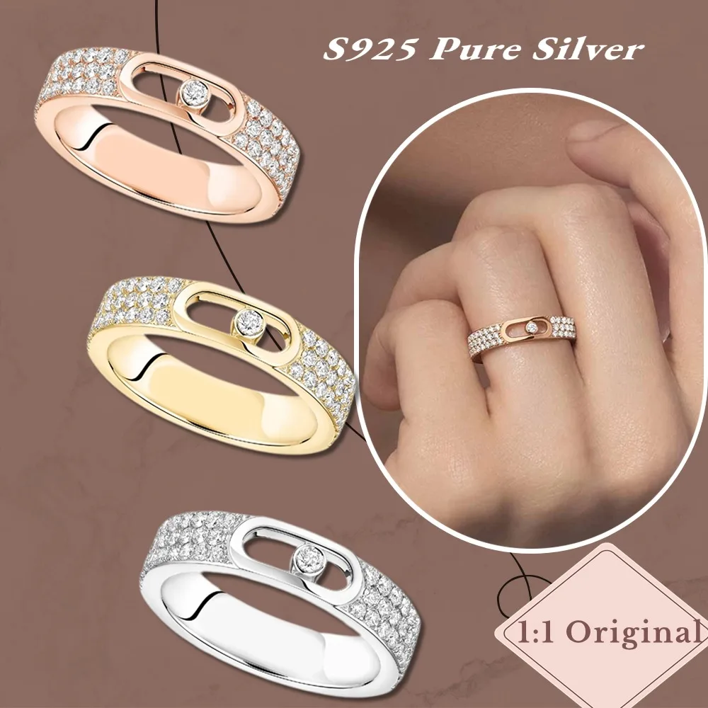 Shimmering original JOY PEAR CUT DIAMOND Ring Sterling Silver 925 Ring Luxury woman Jewelry Accessories  Wedding Party Accessory