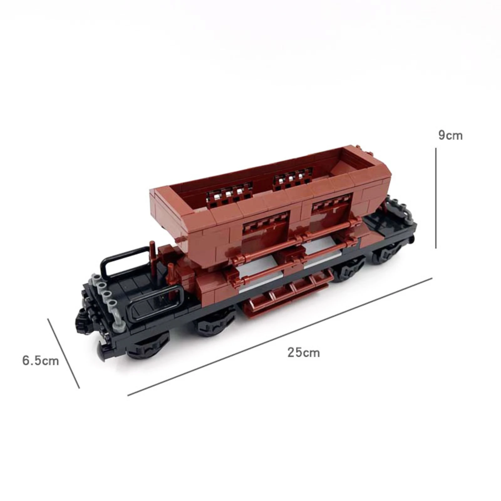 Tren de carga Alemania cascabel modelo pista de lavado Kit de construcción estación de limpieza con cepillo rodante juguetes DIY