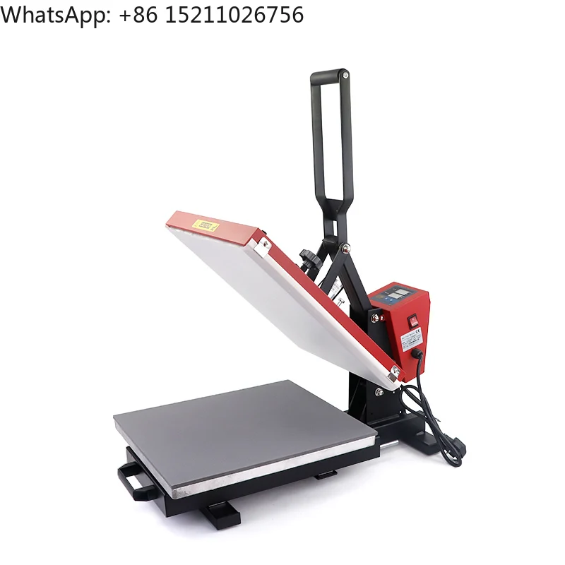 آلة الضغط الحراري 40X50cm آلة الضغط الحراري المفتوحة ذات الضغط العالي لطباعة التسامي على القمصان