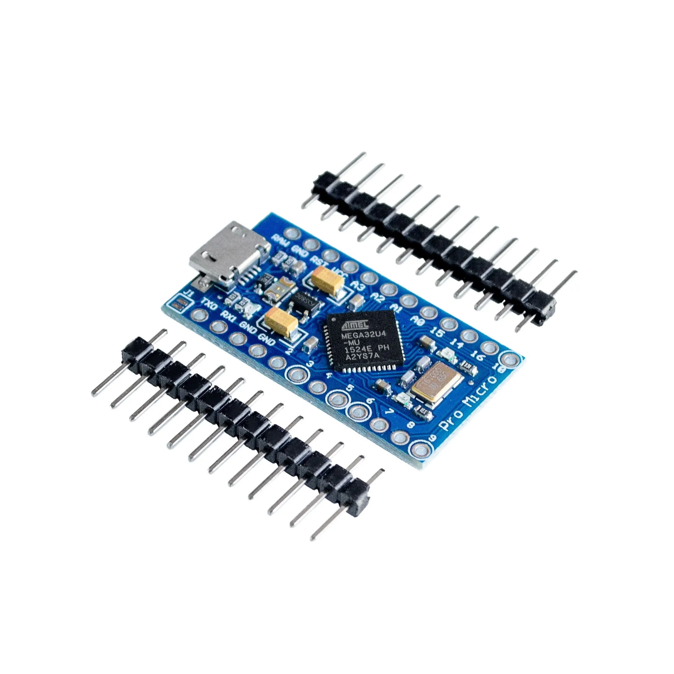 10PCS/LOT New Pro Micro for arduino ATmega32U4 5V/16MHz Module with 2 row pin header For Leonardo