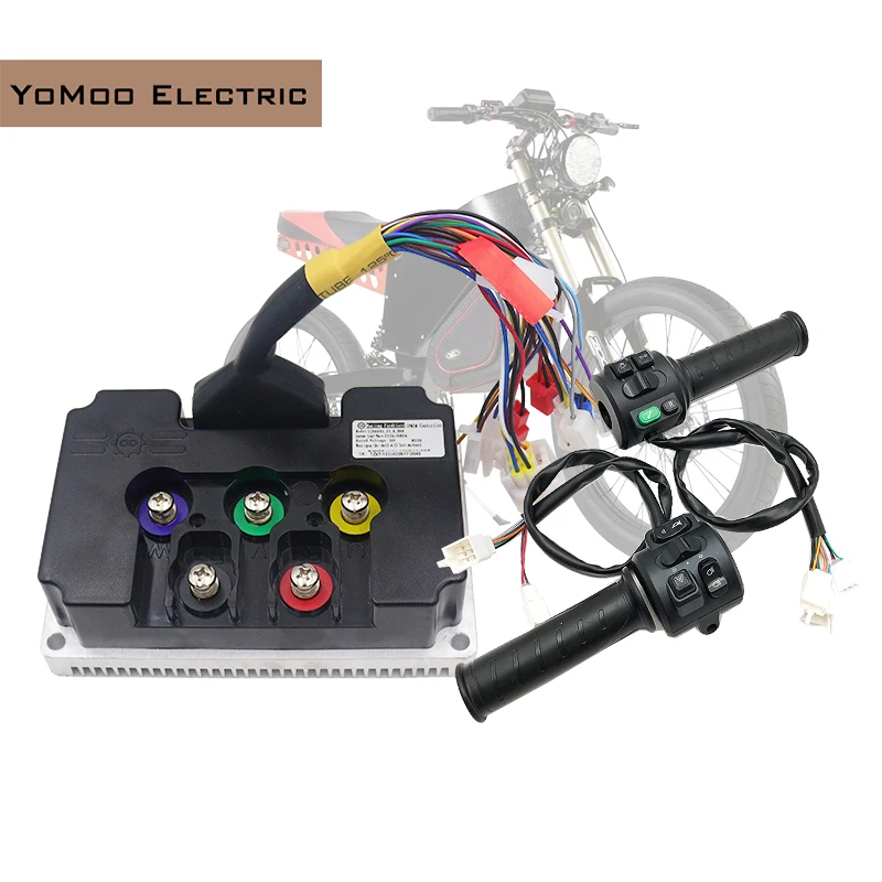 

FarDriver V2 ND72340 2KW-3KW DC 120A Hall Type Programmable Motor Controller With T08 Throttle For Electric Motorcycles Scooter