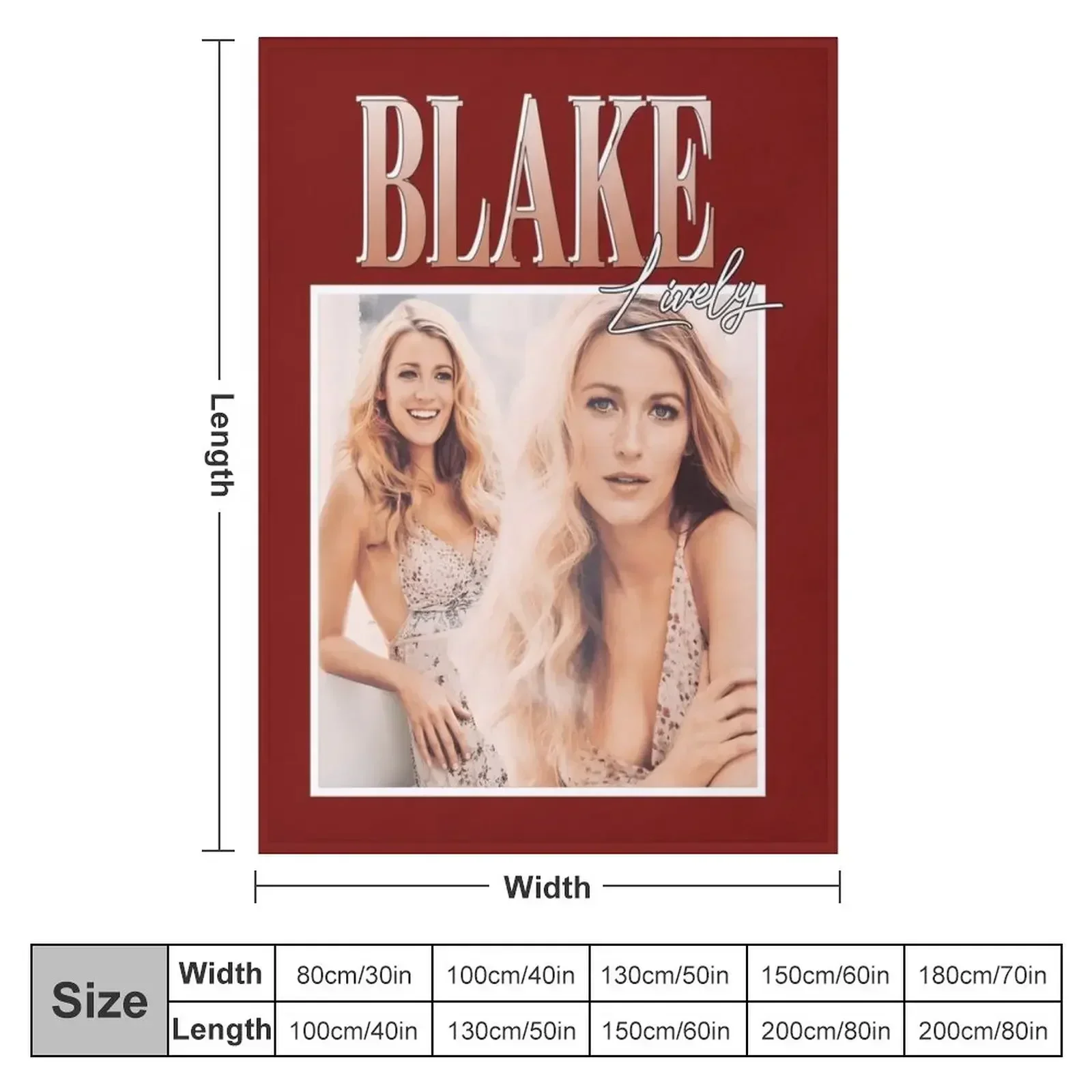 Blake Lively Classic Throw Blanket Picnic Tourist blankets ands Cute Plaid Blankets