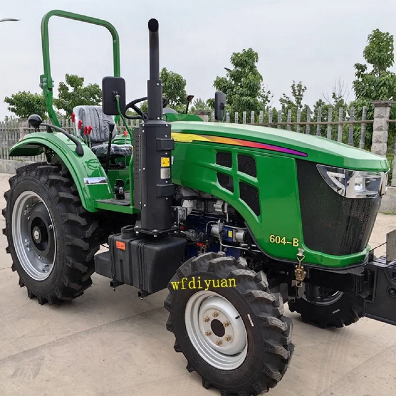 

China-Made：4x4 AC Cabin 70hp farm agriculture tractor agricola traktor diesel engine trator