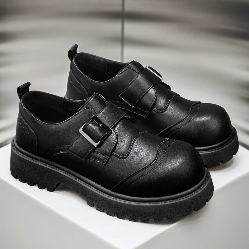 

New 2025 Fashion Men's Shoes Genuine Leather Unisex Casual Shoes Breathable Flat Driving Shoe Outdoor Non-slip Man Loafers tênis