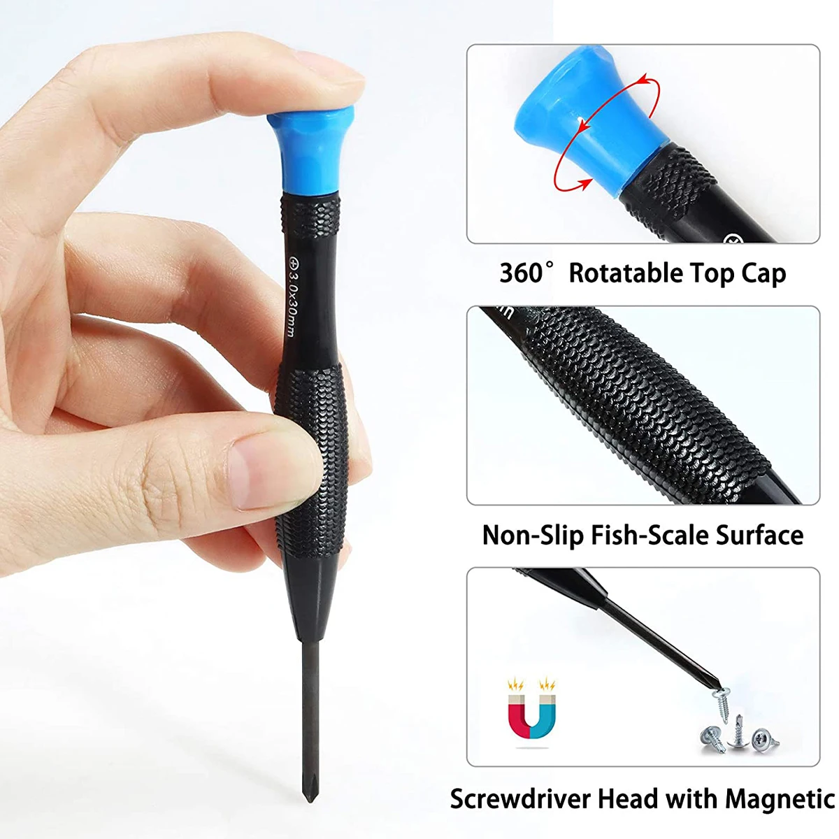 Magnetic Screwdriver Set Mini Multi-Function Magnetic Precision Screwdriver For Watch Eyeglasses Phone Repairing Hand Tools