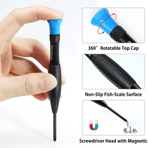 Magnetschlitzschlüssel-Taste Mini-Multifunktionsfunktion Magnetischer Präzisionsschlitzschlüssel für Uhrengläser Telefonreparaturhandbuch Handwerkzeuge 10 Hauptverkaufsschlitzschlüsselzange optisch - №7