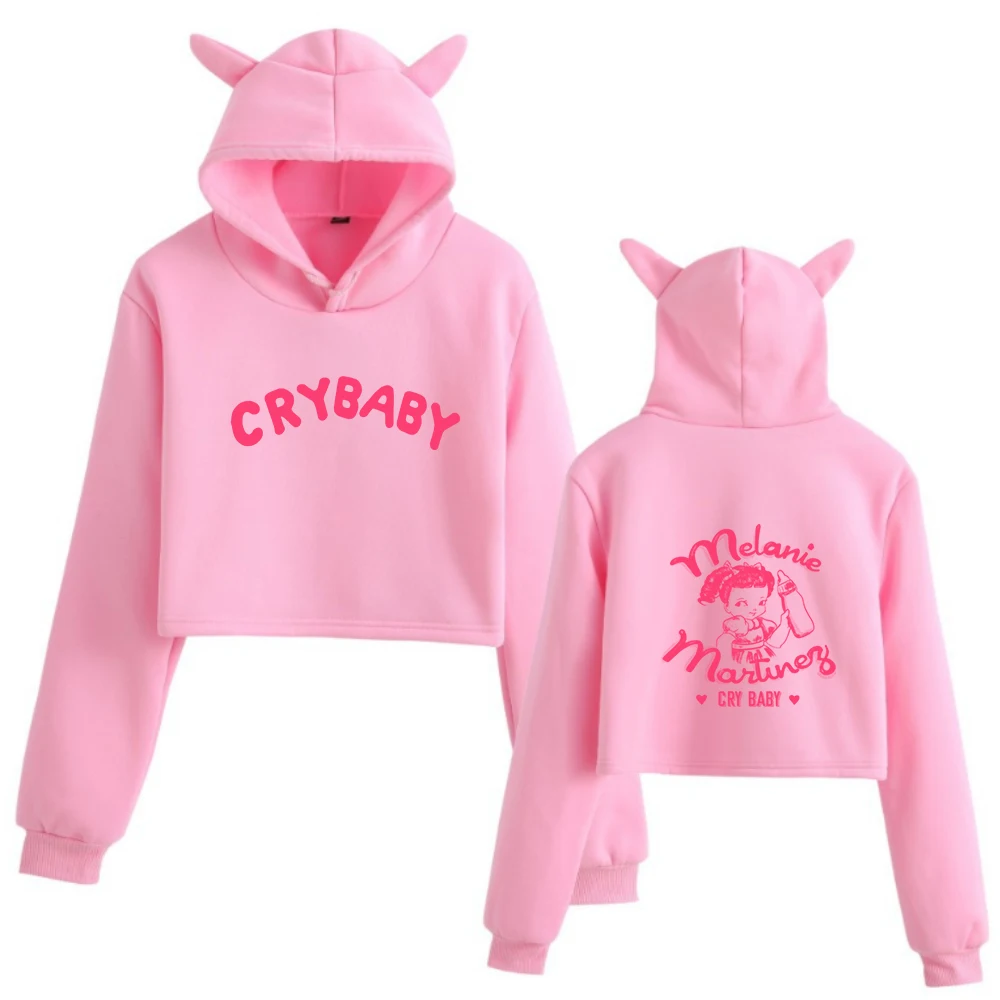 

Melanie Martinez Cry Baby 2024 Cat Ears Hoodie Casual Music Fans Gift Long Sleeve Printing Girls Fashion Clothing Regular