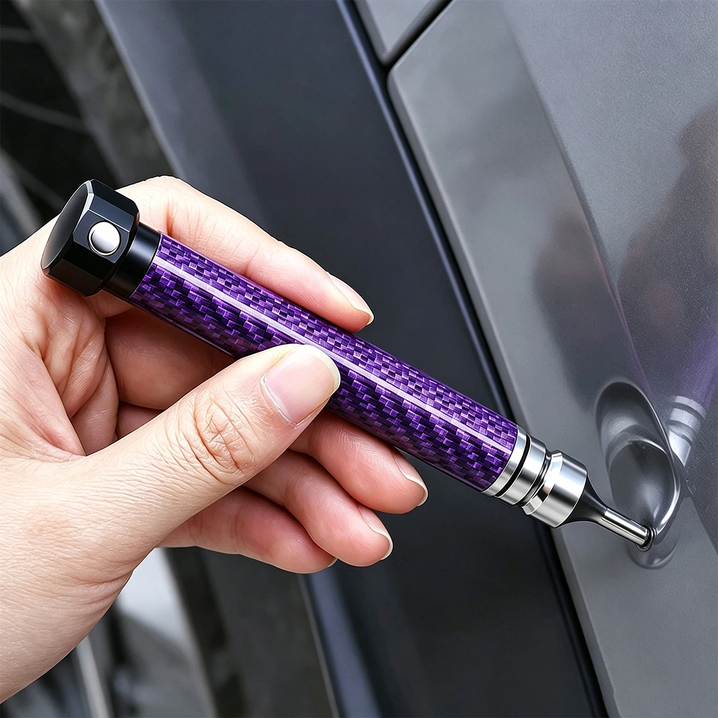 Car Dent Repair Pen M8 Thread Auto Body Leveling Tool with Magnetic End Multifunctional PDR Tap Pen for Car Sheet Metal Repair