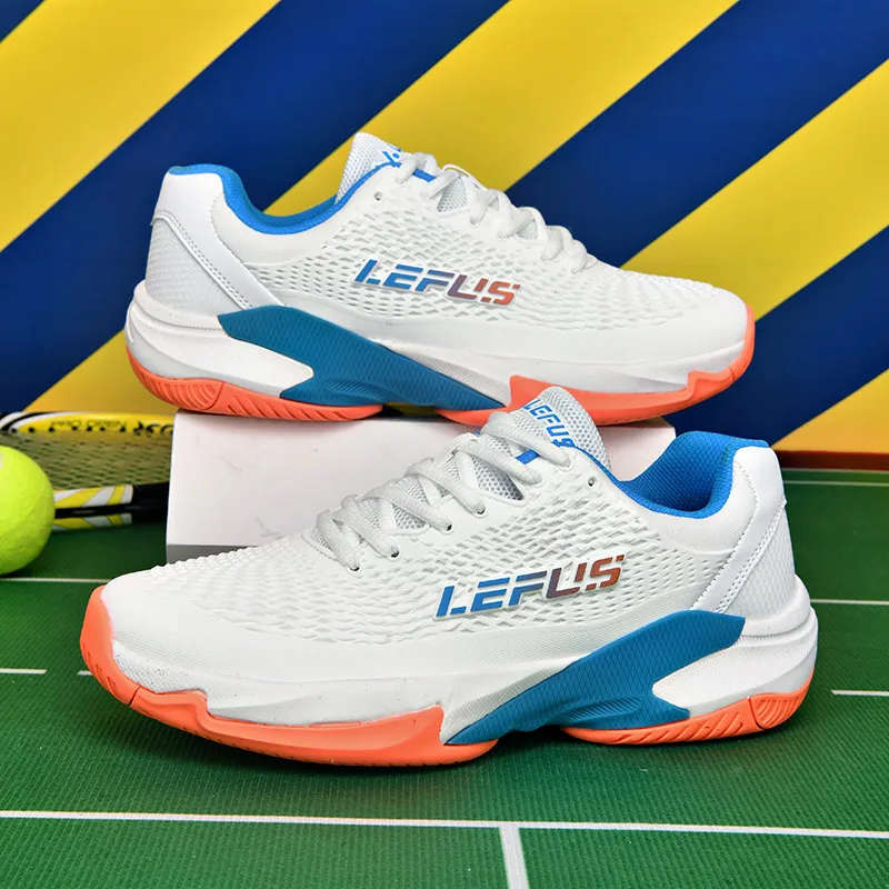 Men's and Women's Professional Tennis Shoes, Comfortable Outdoor Fitness, Badminton, Fashionable Volleyball Training Shoes