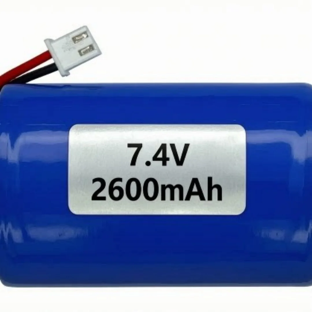 7.4V 2600mAh/3400mAh Rechargeable Li-ion Battery Pack for SOAIY S68 Clock Bluetooth Speaker, Built-in Replacement Battery