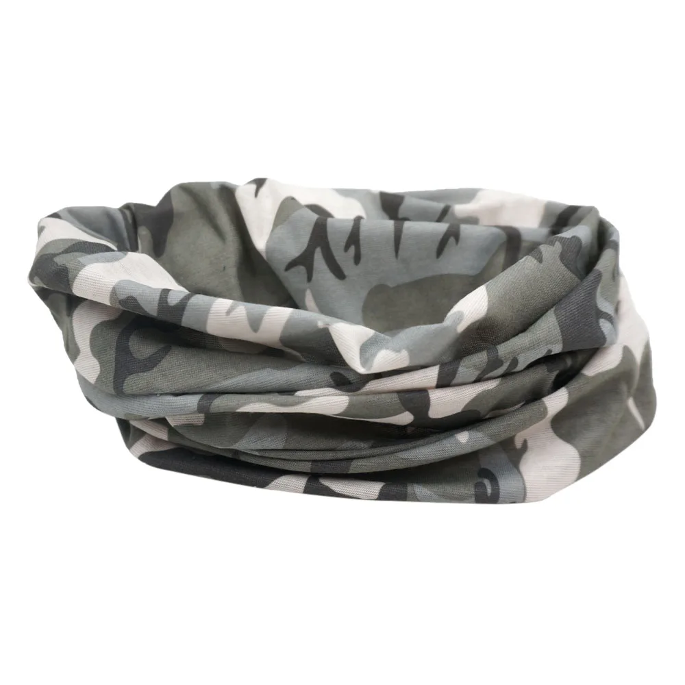 CM01-CM33 Camo Printed Bandanas Seamless Tube Cycling Face Cover Mask Camouflage Men Women Hiking Hunting Dustproof Neck Gaiter