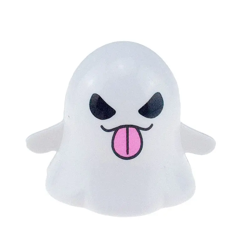 3pcs/bag Funny Cartoon Spooky Toys Creative Novelty Windup Chain Jumping White Ghost Halloween Christmas Windup Little Toy Gift