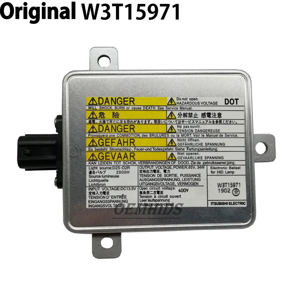 Original W3T15971 For GRAND VITARA 2.4 2009 RHD Xenon Ballast Control Module 12477011 HID D2S D2R Xenon Ballast Car Light Parts