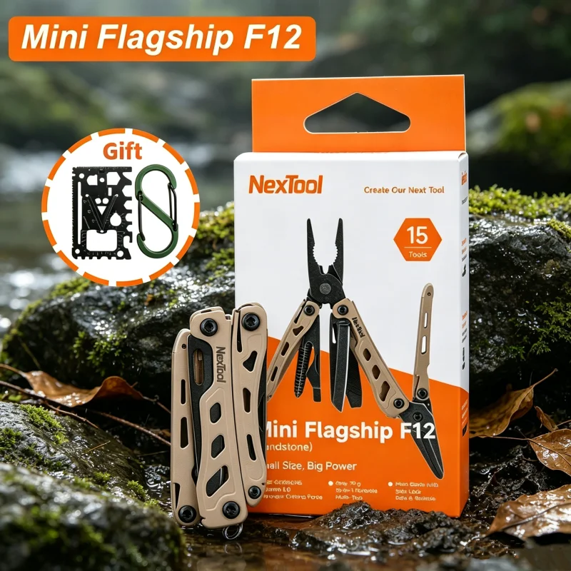 Camping Knife Multi-Tool - NexTool 13 In 1 Mini Flagship
