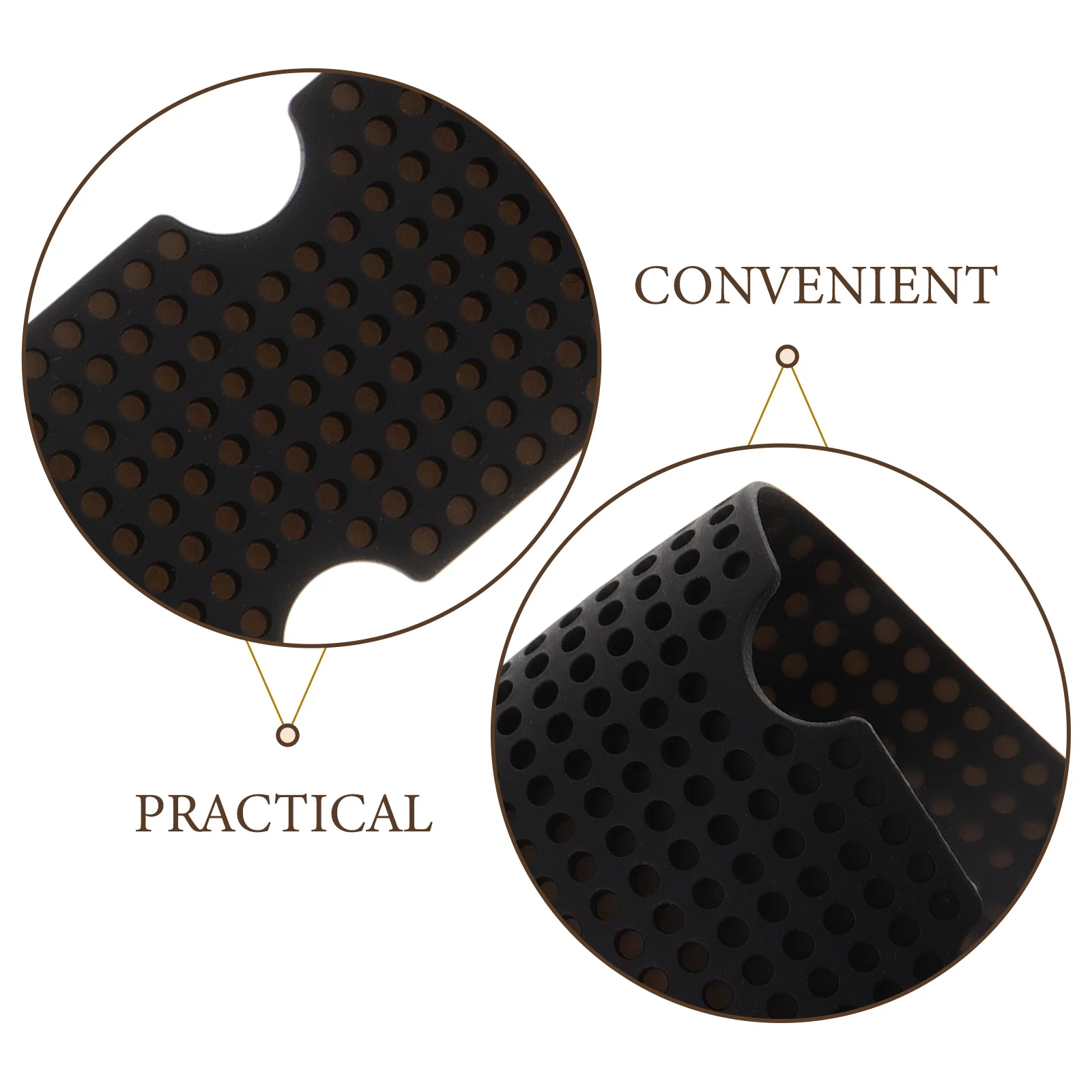 

2Pcs Bicycle H Silicone Pad Shockproof Replacement Strap Durable NonSlip MoistureResistant Bike Accessories