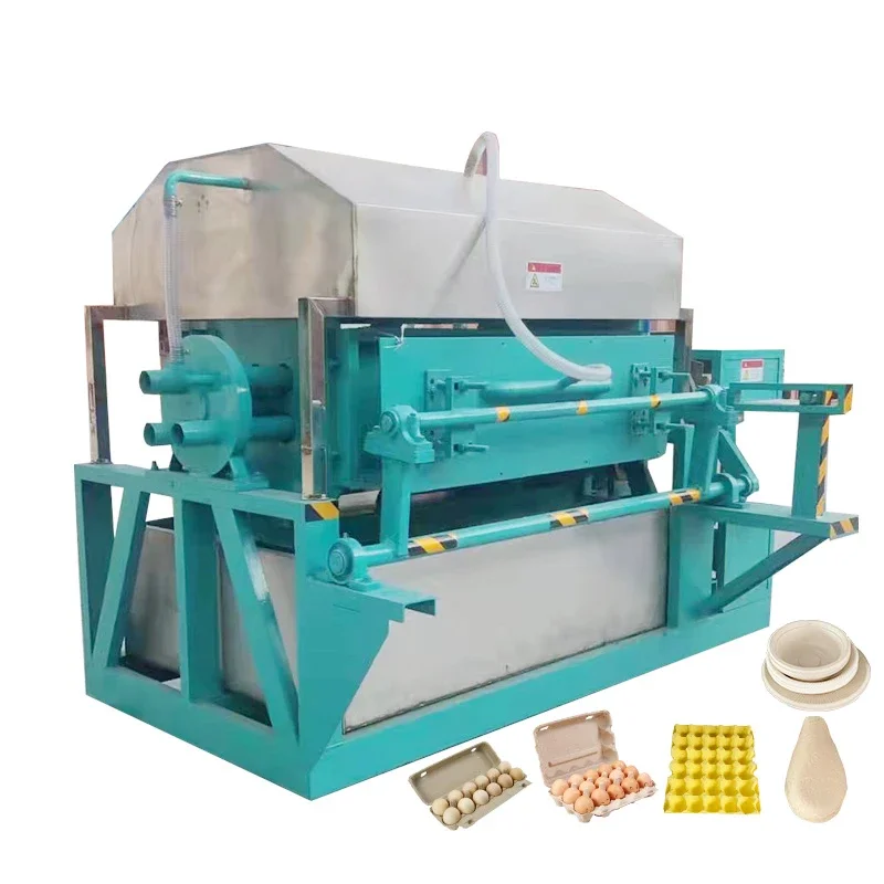 Fully Automatic Eggs Tray Pulp Carton Molding Machine High Quality Waste Paper Pulp Egg Tray Making Machine Production Line