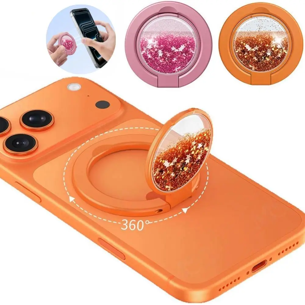 磁気式スマホホルダー、流砂付き、デスクトップ用多機能スタンド、360度回転 °   トルクサウンド回転スタンドホルダー